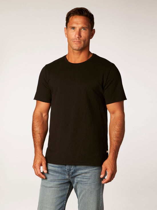 the terry tee - black